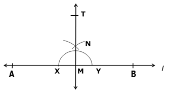 Line Segment Marks Draw any line segment ab¯. mark any point m on it. through mcomma draw ...